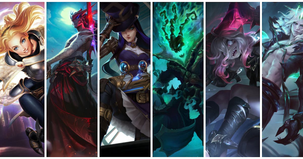 League of Legenda updated list of how many skins champions have