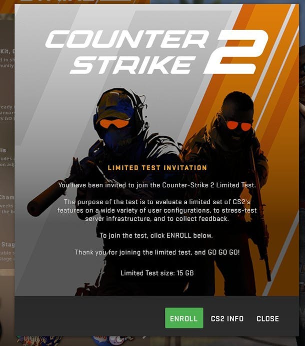 Counter Strike 2' Limited Test: How to get access, what it