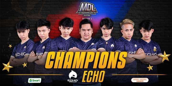 ECHO proud win the MDL PH season 1