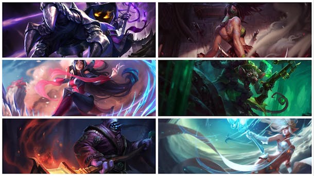 League of Legends Champions Released in 2010