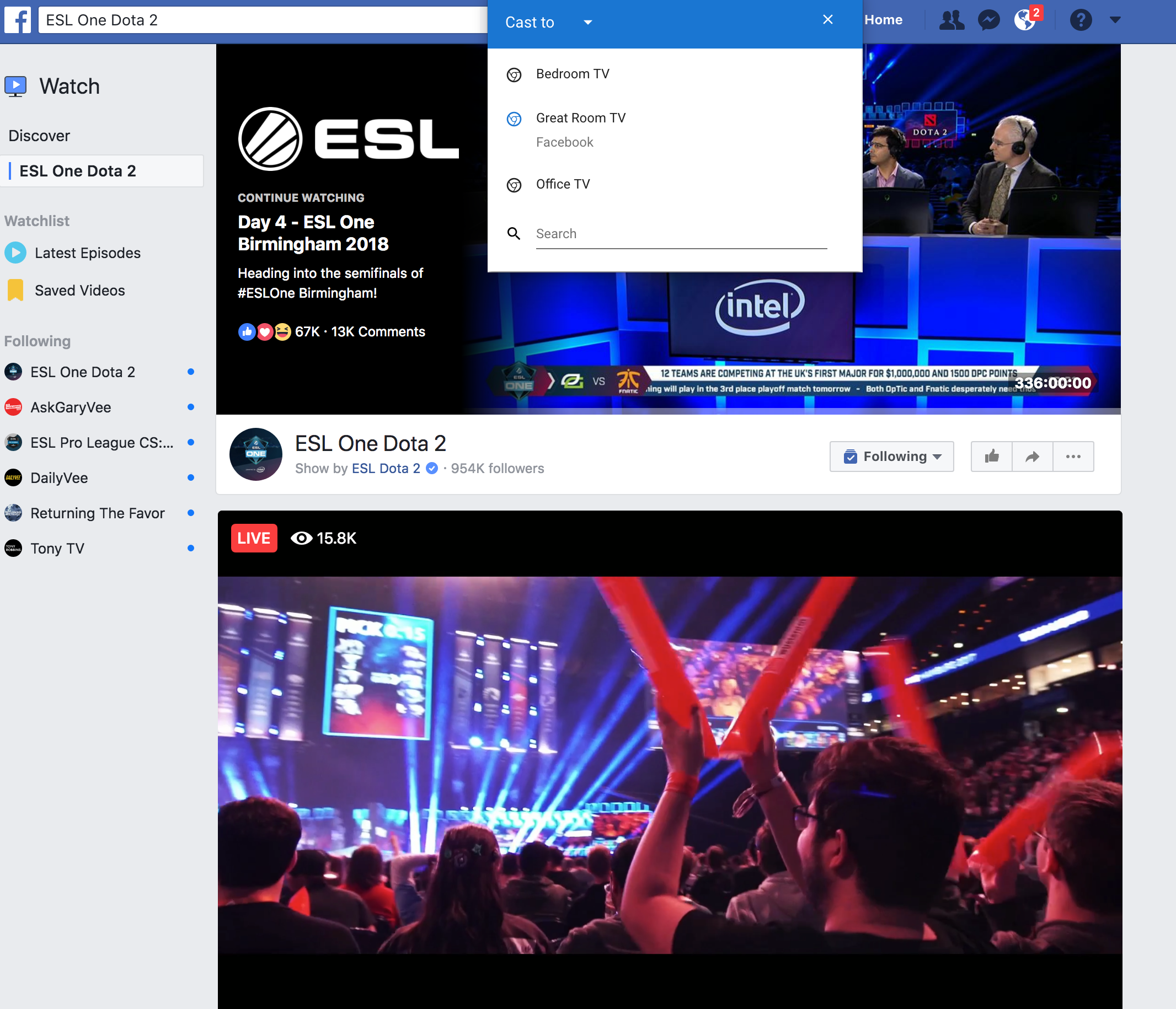 How to Watch ESL One Live (ES)