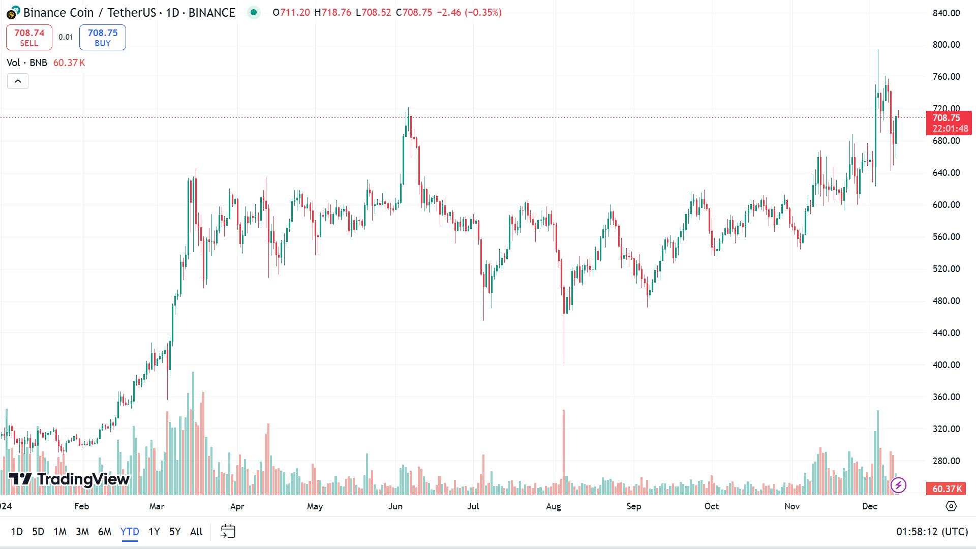 short-term investments: Binance  Coin (BNB)