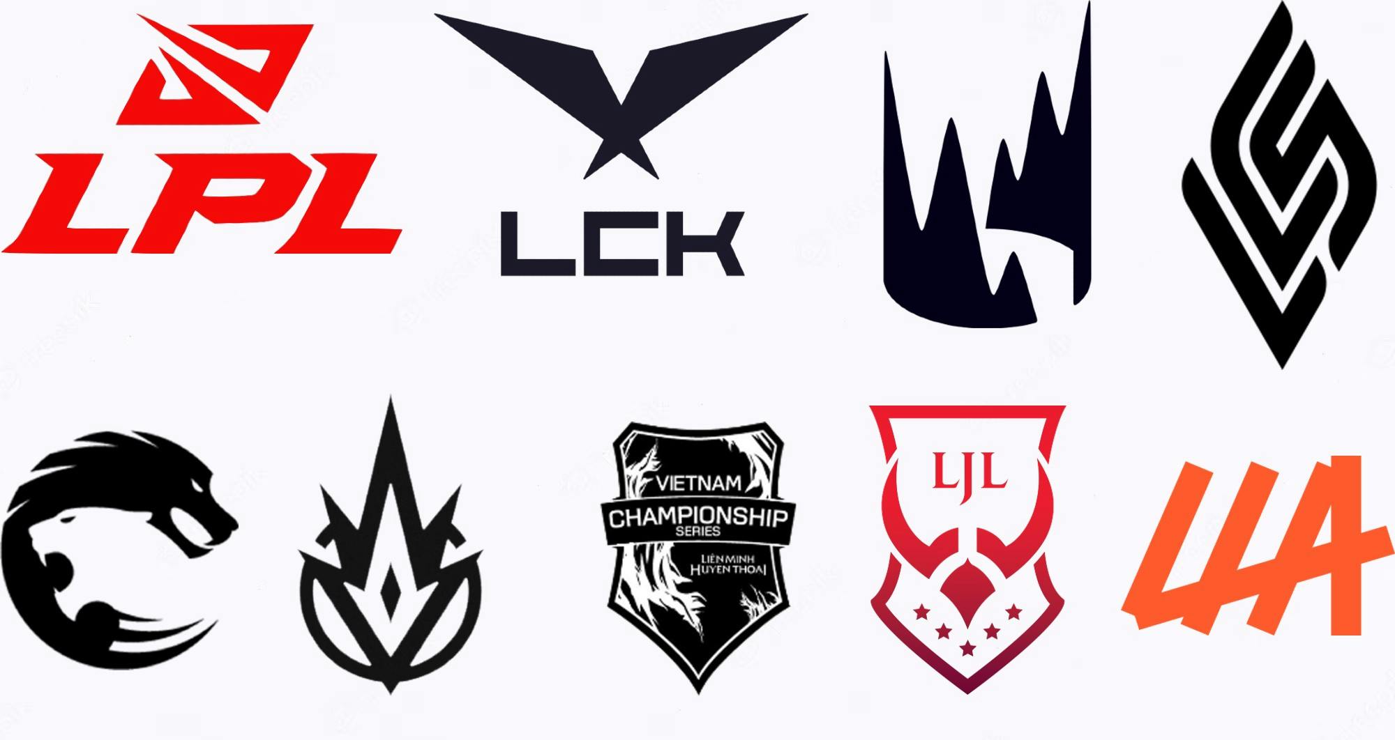 All regions participating in LoL Worlds 2023. 