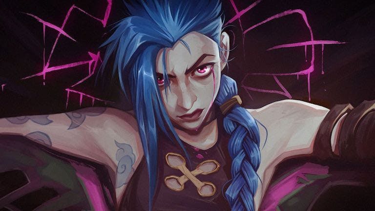 Arcane League of Legends champion Jinx