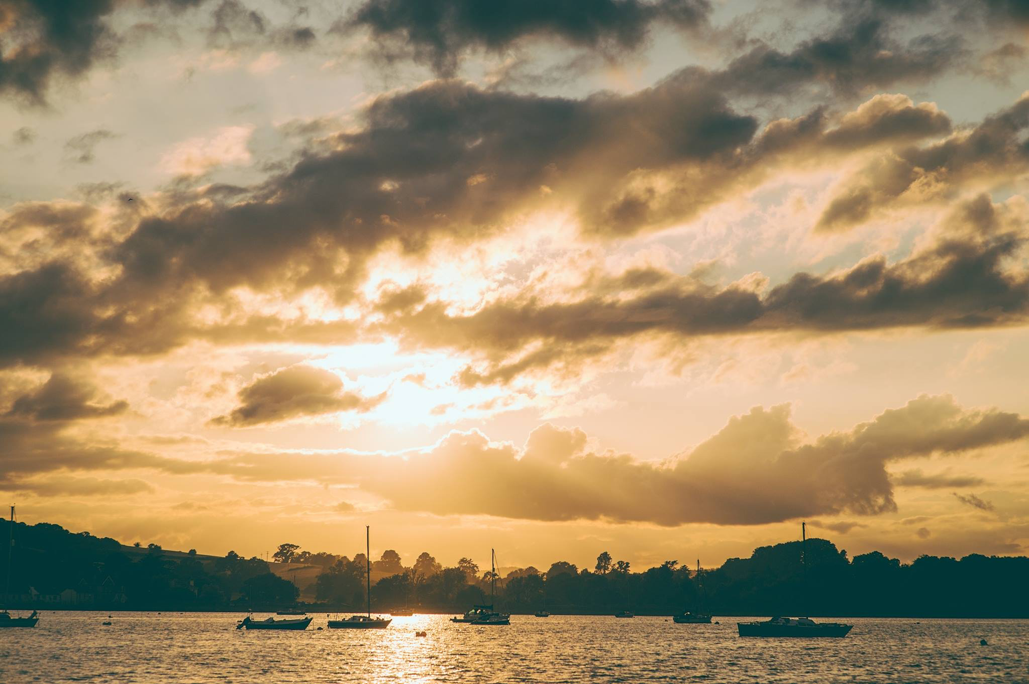 Sunset on the River Exe