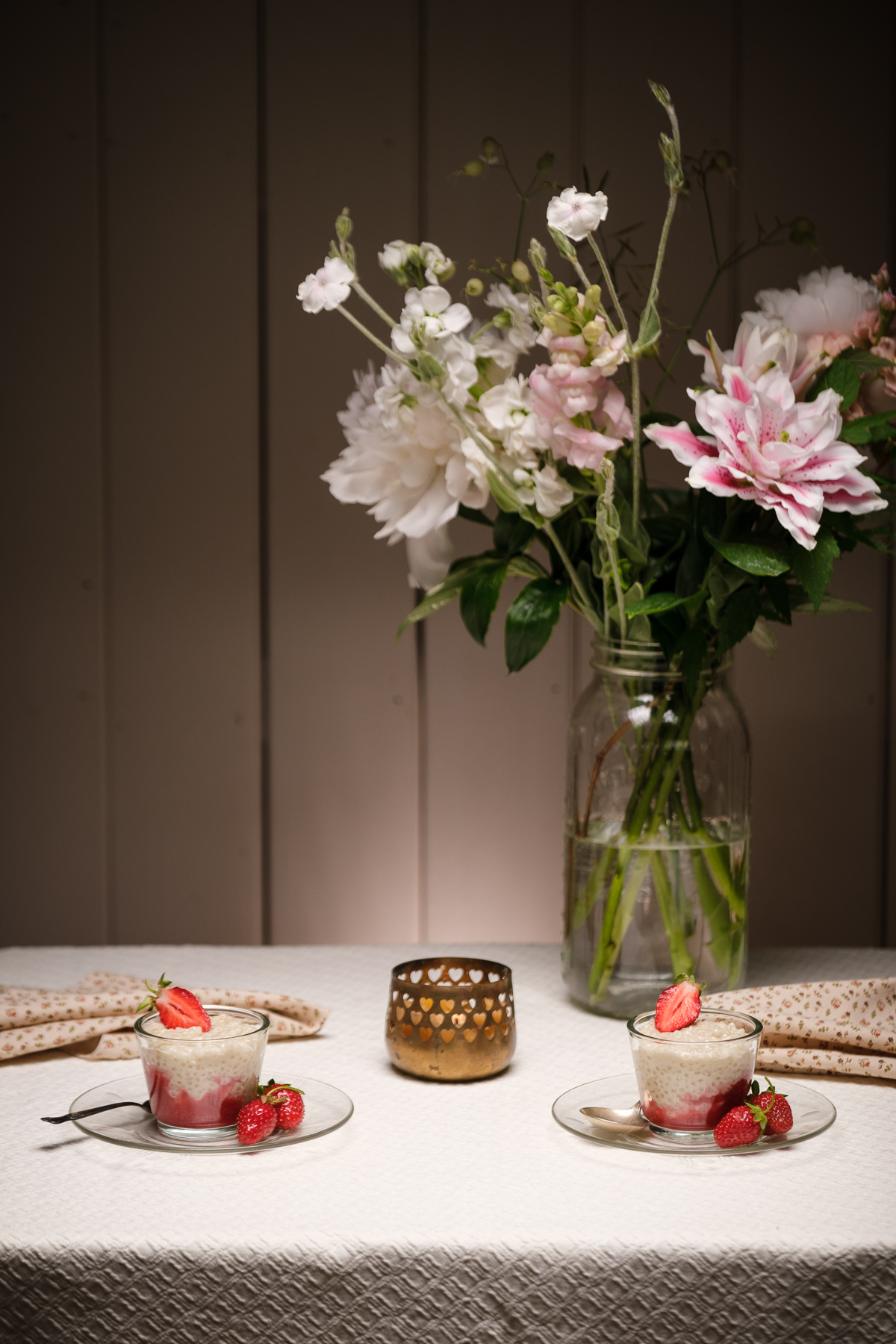 « Pouding » de tapioca au coco, citronnelle et lime kaffir - Le Rizen