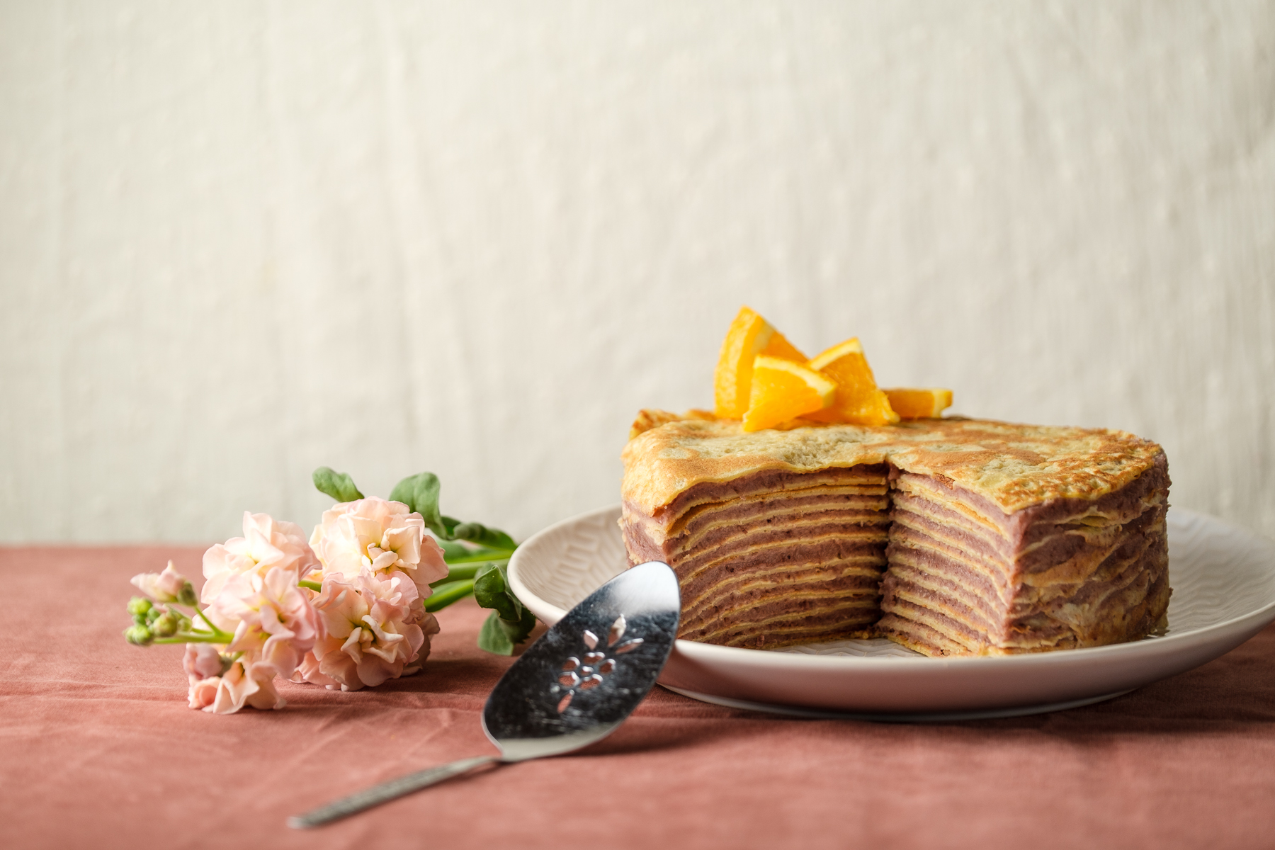 Gâteau « mille crêpes » aux haricots adzuki - Le Rizen