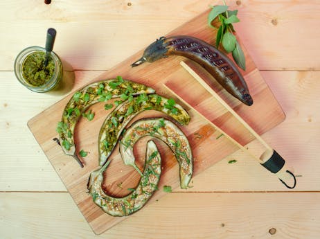 Aubergines asiatiques grillées, sauce thaï - Le Rizen