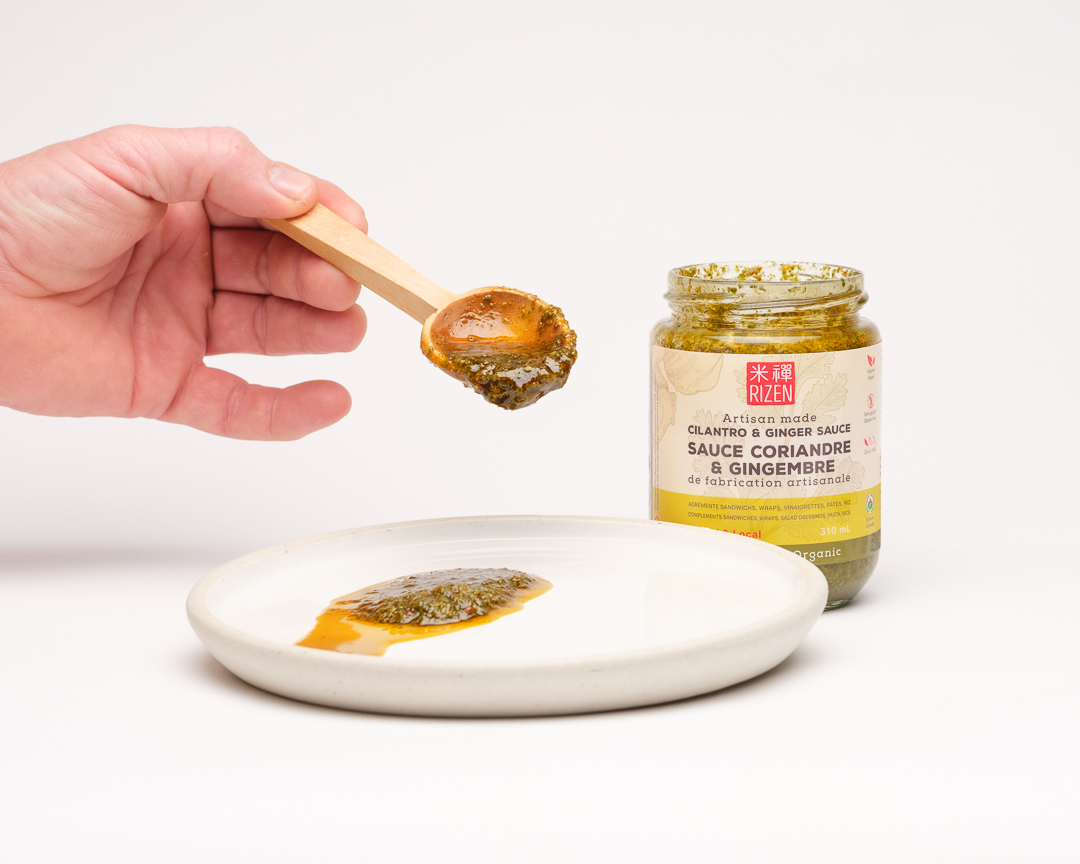 Sauce Coriandre & Gingembre biologique Le Rizen