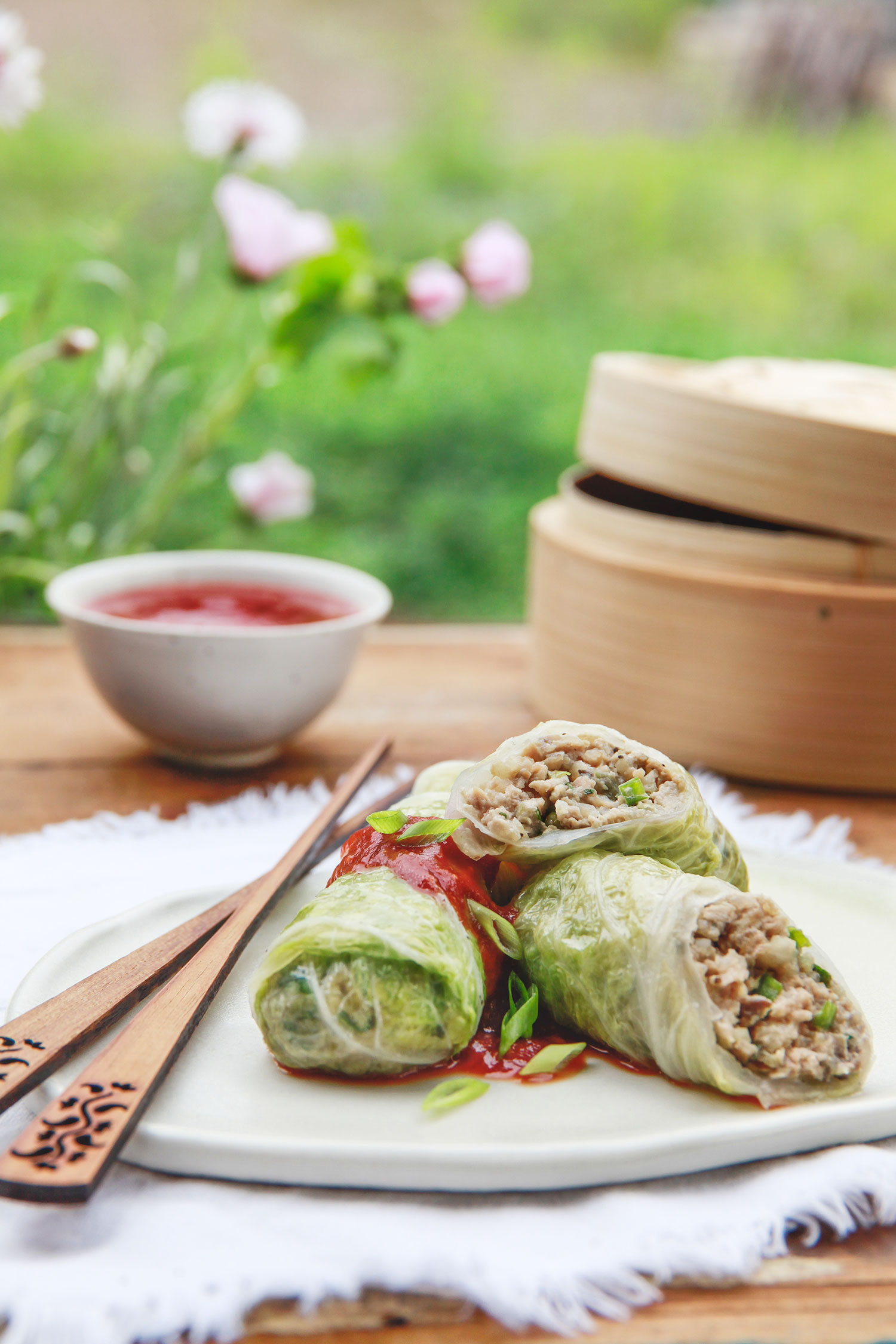 Cigares au chou chinois - Le Rizen