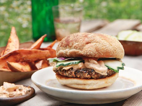 Végé burger à l’amarante