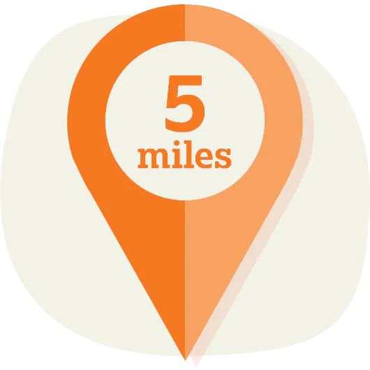5-mile marker.