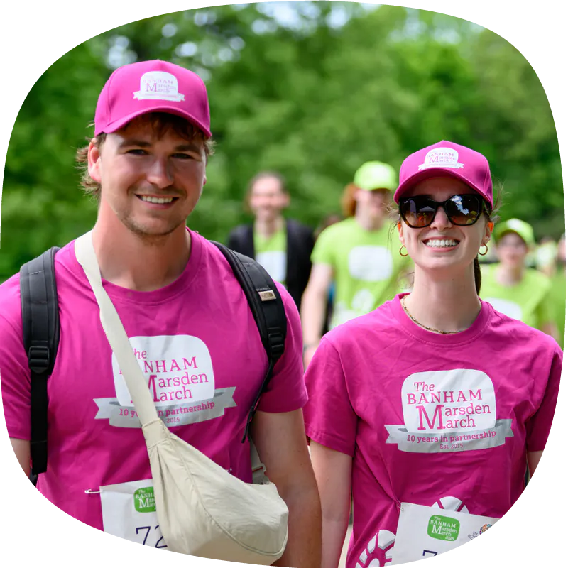 Marsden March participants smiling.