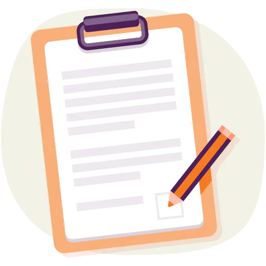 Clipboard icon.