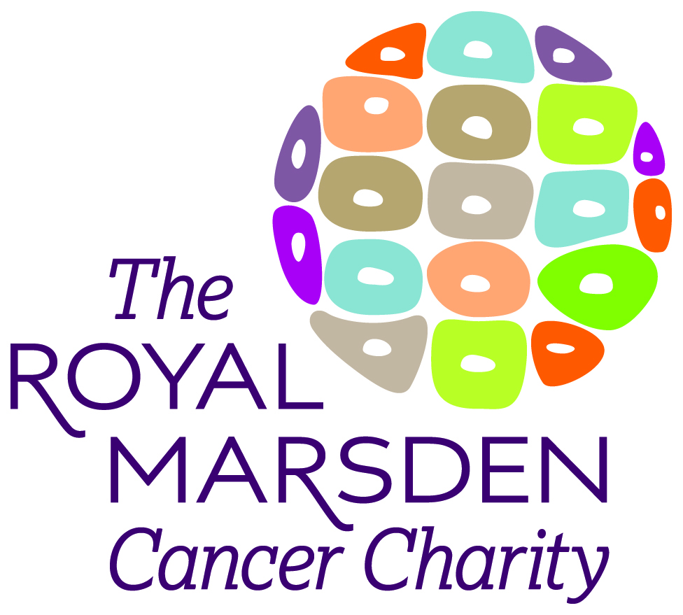 The Royal Marsden Cancer Charity logo.