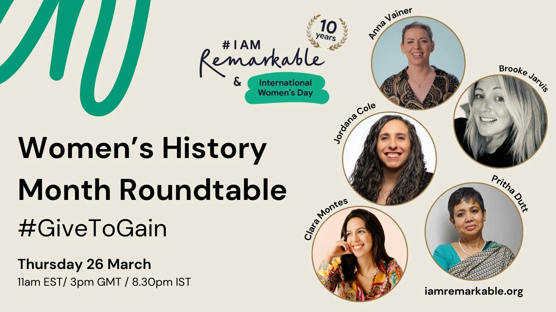 Women's History Month Roundtable