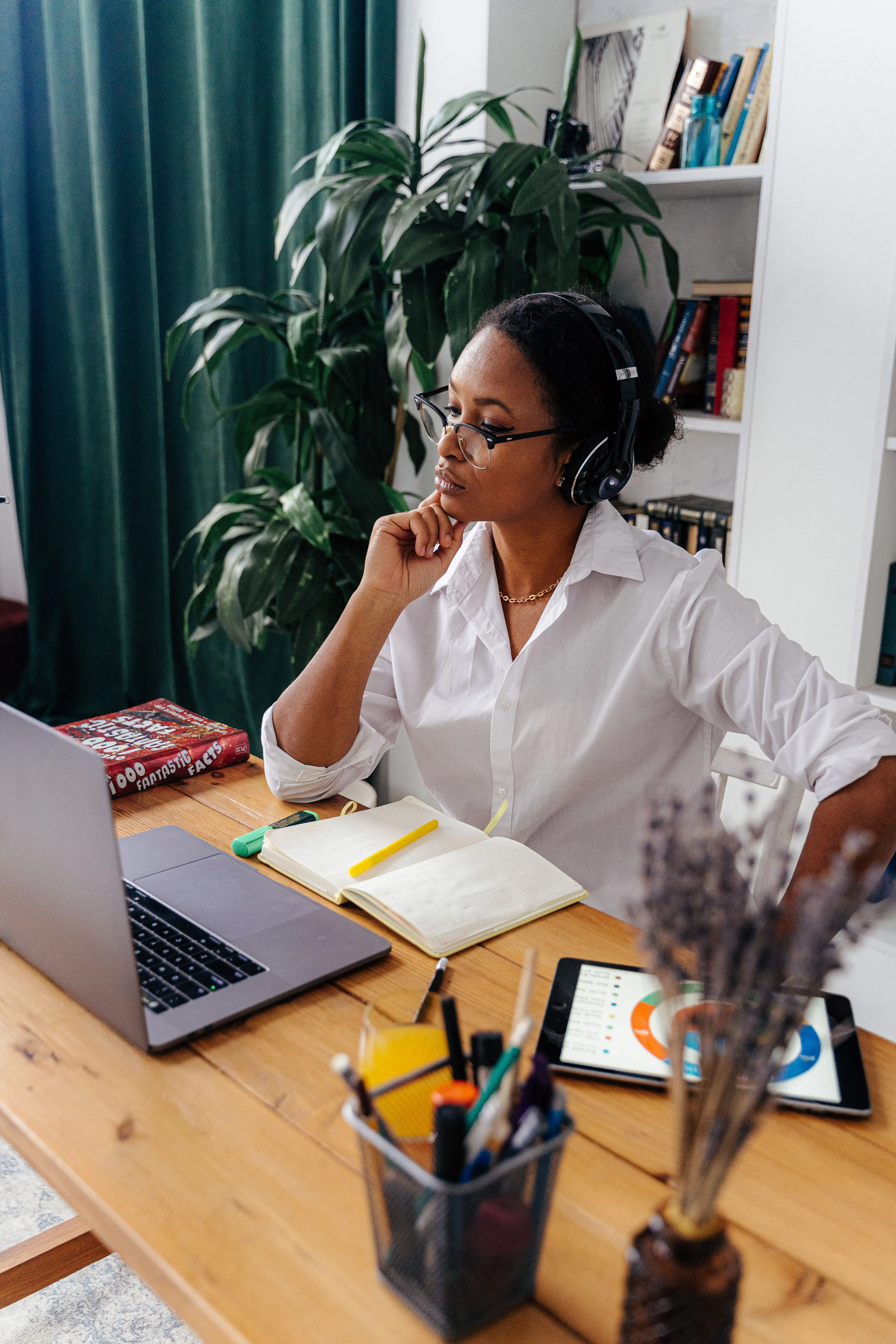 women attending a virtual training