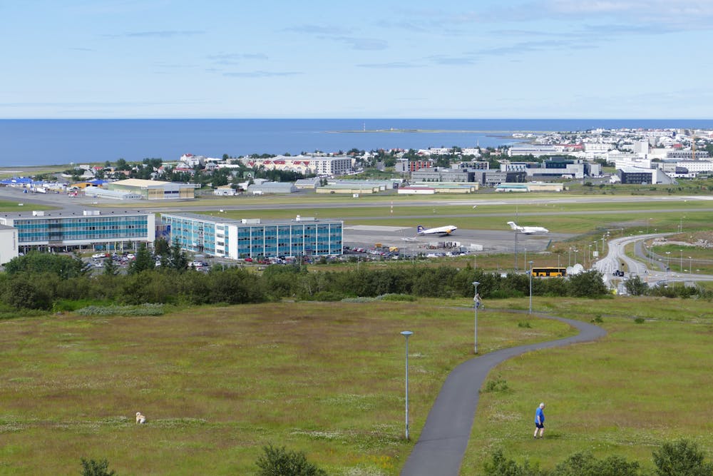 Your roadtrip The Golden Circle in Iceland starts with your rental car At Reykjavik Airport  