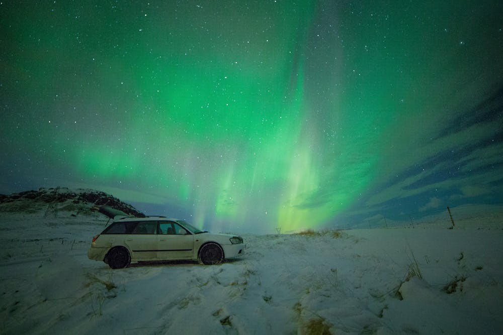 Met een huurauto in IJsland het Noorderlicht opzoeken Met een huurauto in IJsland het Noorderlicht opzoeken