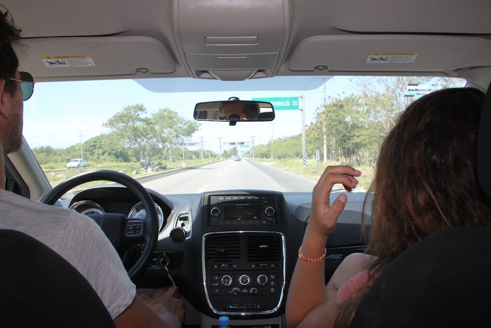 Renting a minivan in Mexico A rented minivan can be handy in Mexico