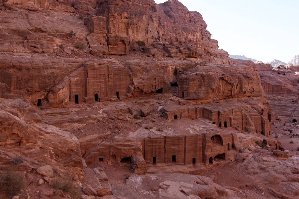 Roadtrip bestemming Petra tombs, Jordanië