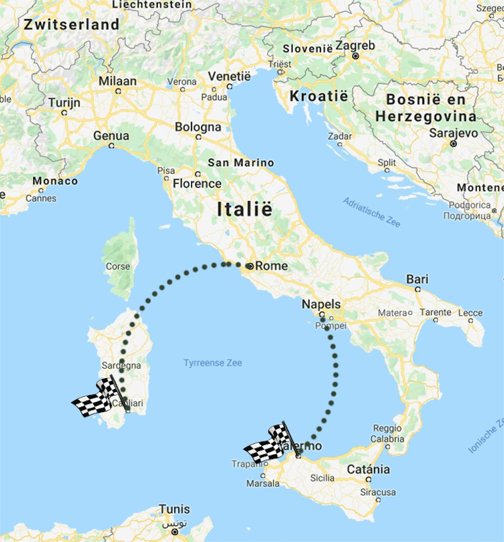 Eilandhoppen met een huurauto in Italië