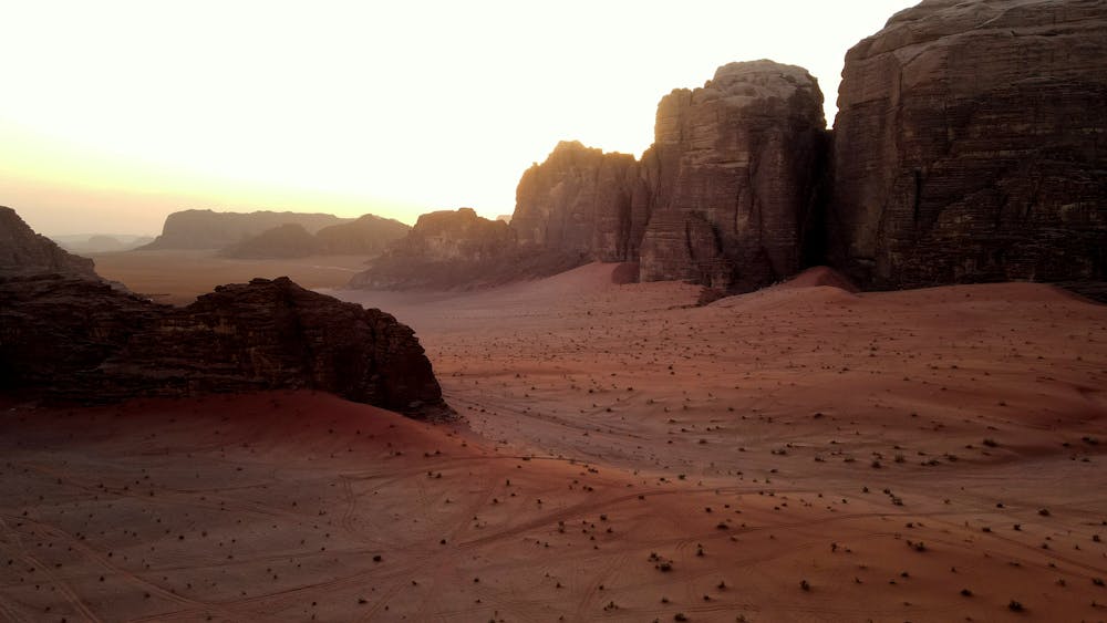 Wadi Rum zonsopkomst Wadi Rum zonsopkomst