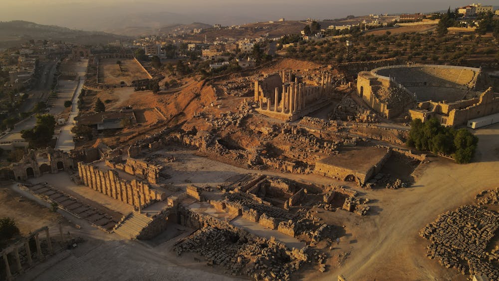 Romeinse opgravingen in Jerash