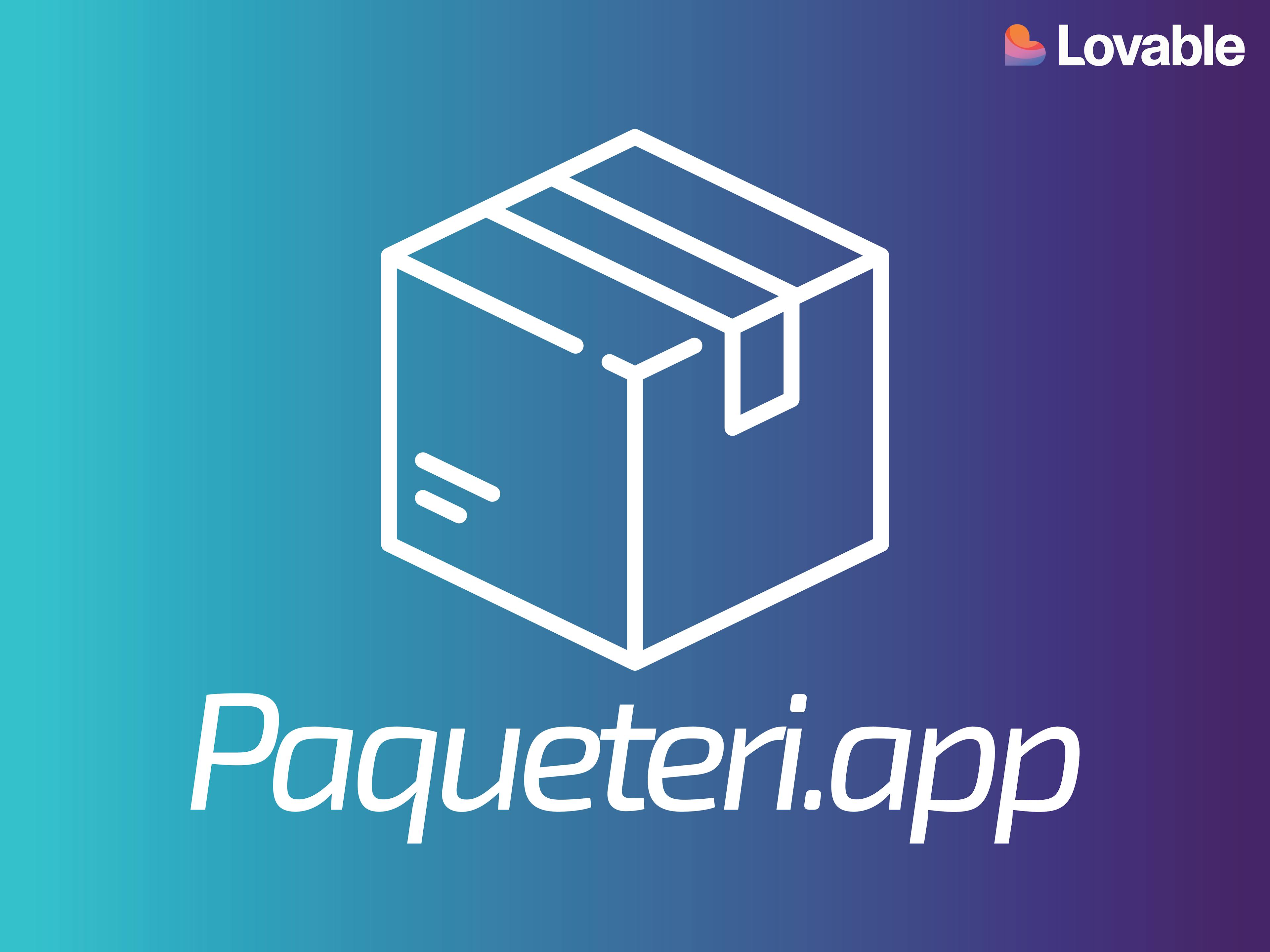 Paqueteri-app Logo