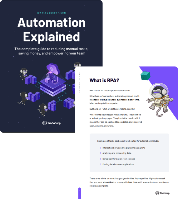 The Complete Guide to RPA Ebook preview