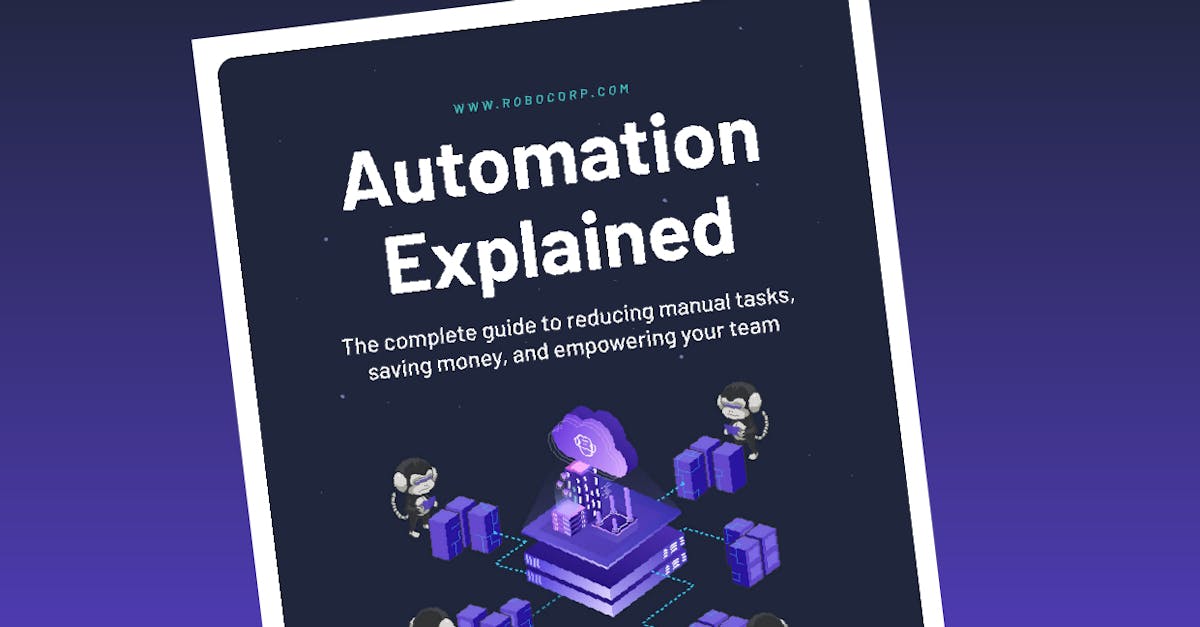 The Complete Guide to RPA Ebook cover