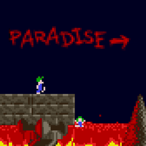 Lemmings game footage from 1991