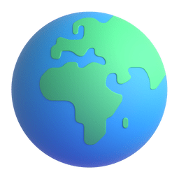 Globe showing europe-africa