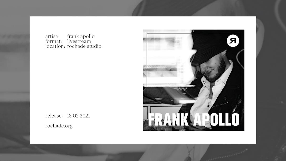 frank apollo rochade basel live stream melodic techno house deep