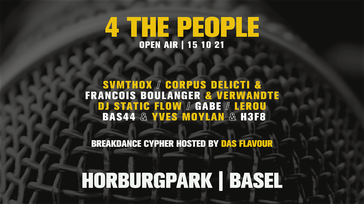 4 the people - hiphop open air