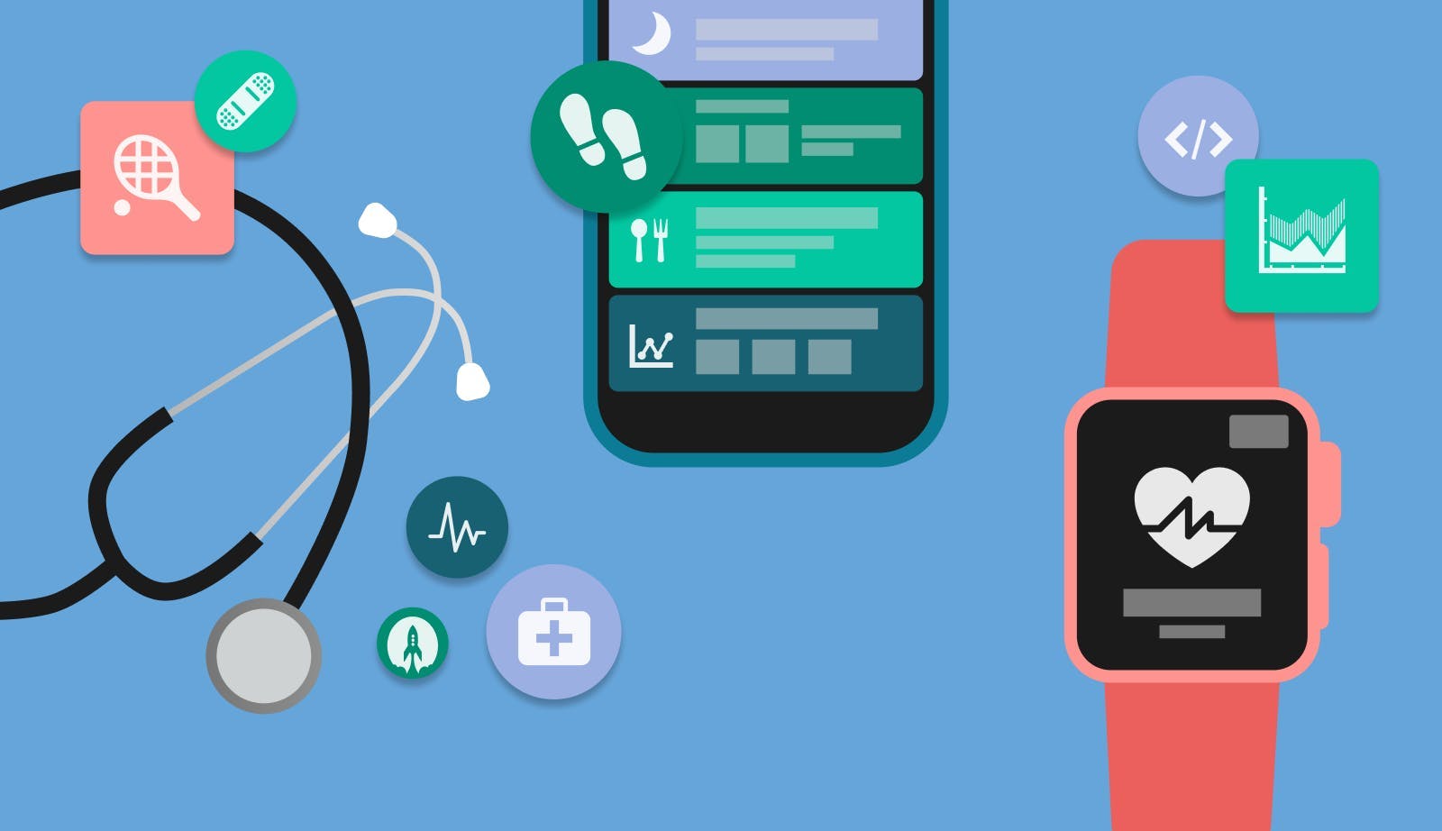 health tech illustration