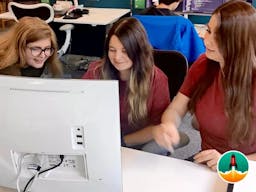 Emily, Brie and Charlotte working together