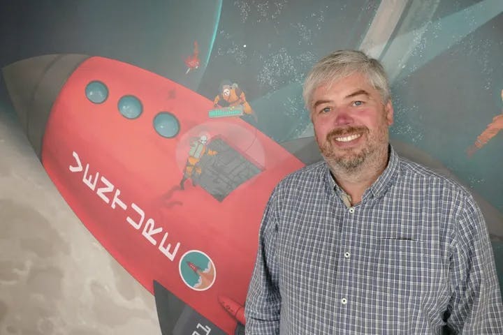 Richard Godfrey with Venture 3
