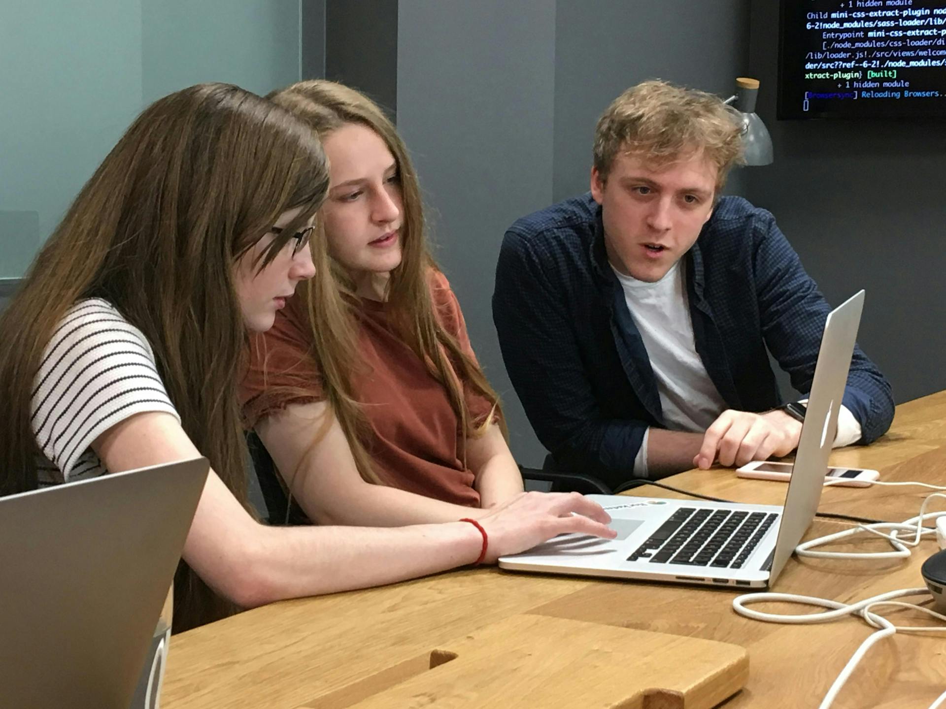 Ben helps young women with tech