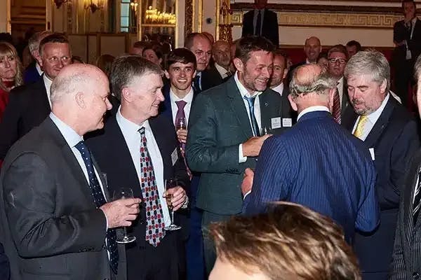 Richard and Keith meet Prince Charles