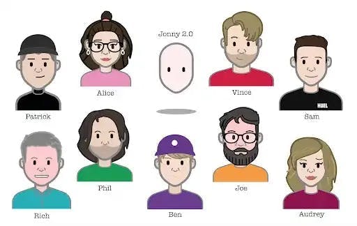 Alice's avatars