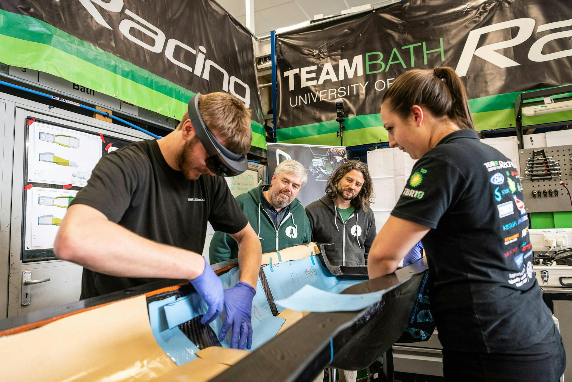 Team Bath Racing at work