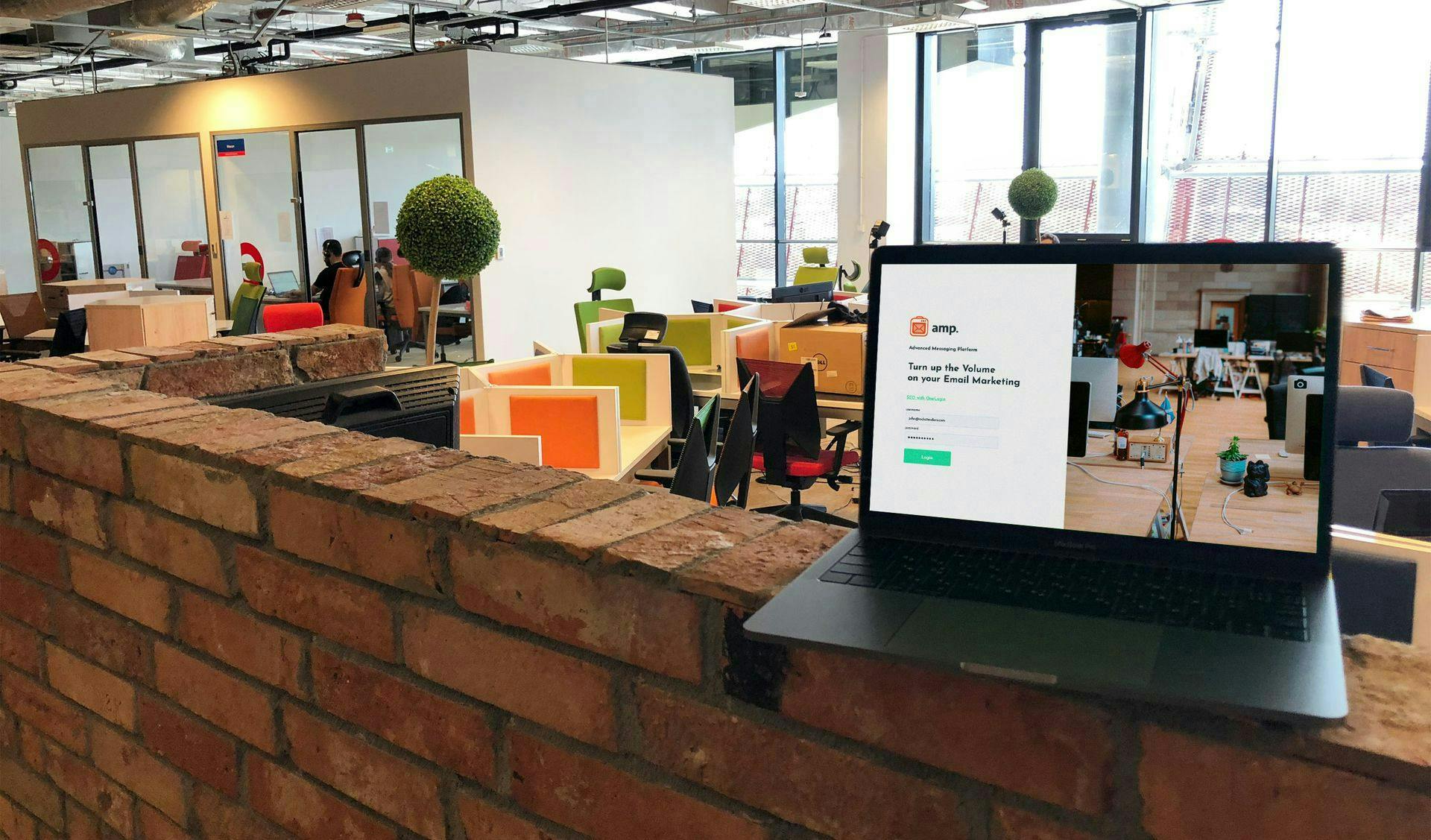 Amp in the office