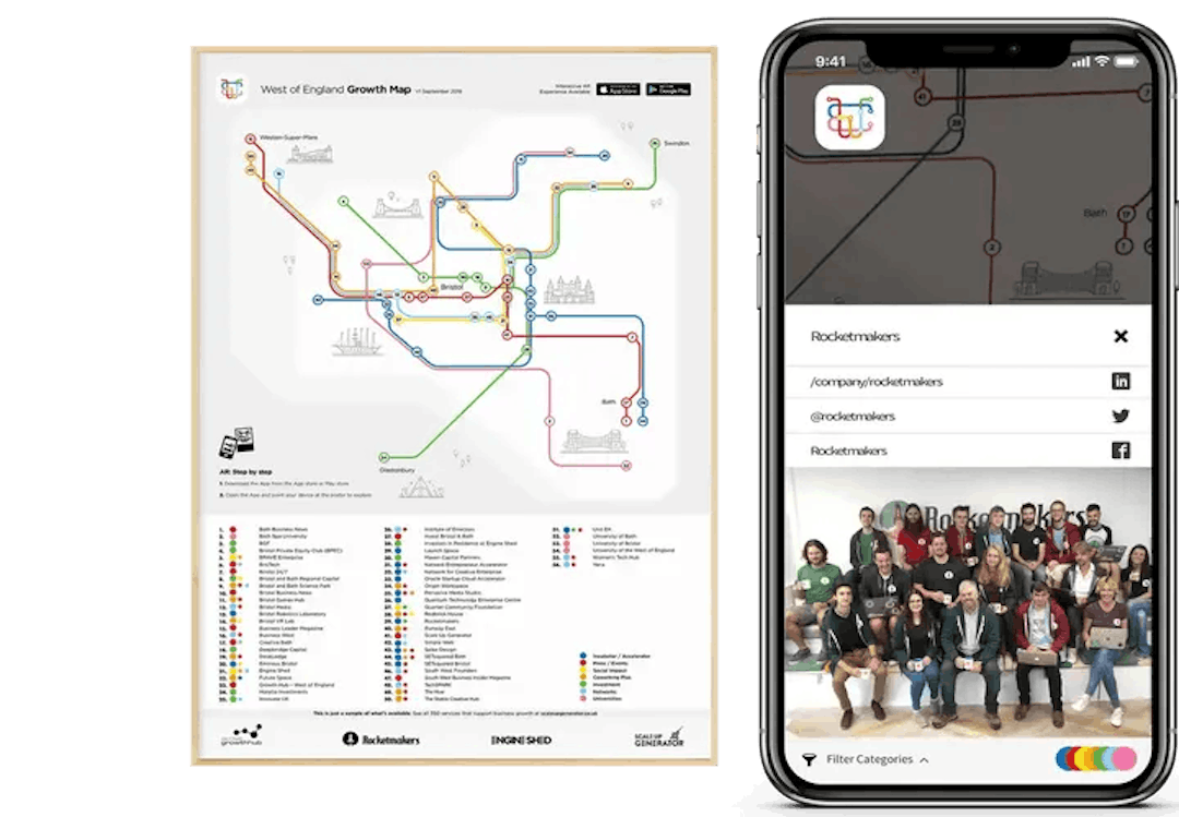 West of England Growth Map app