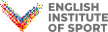 Typographic logo that reads English Institute of Sport