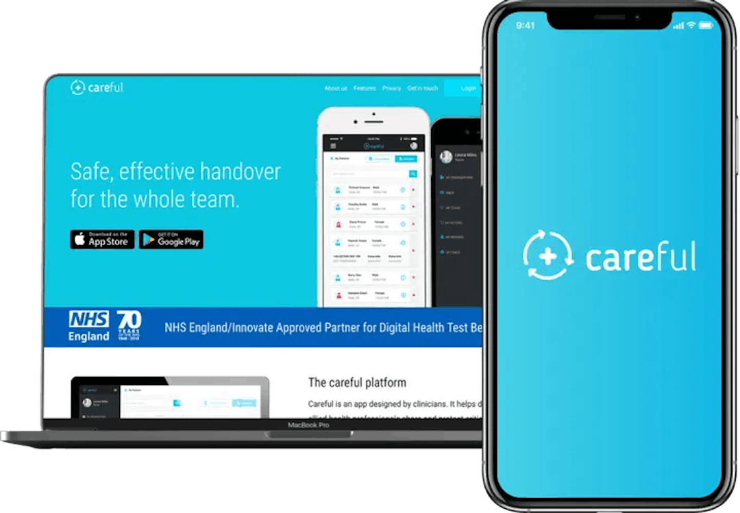 Careful app and web