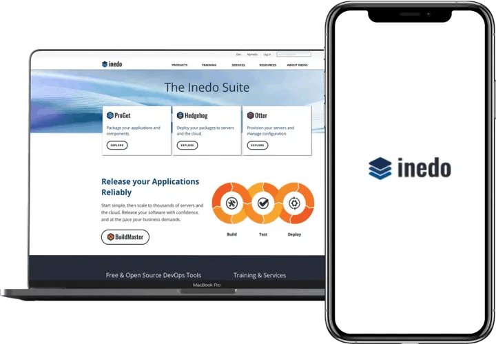 Inedo web and app