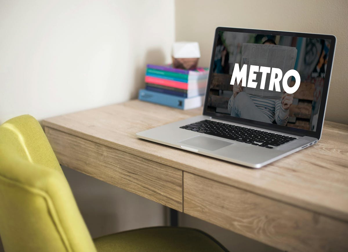 image of a laptop with the screen saying logo