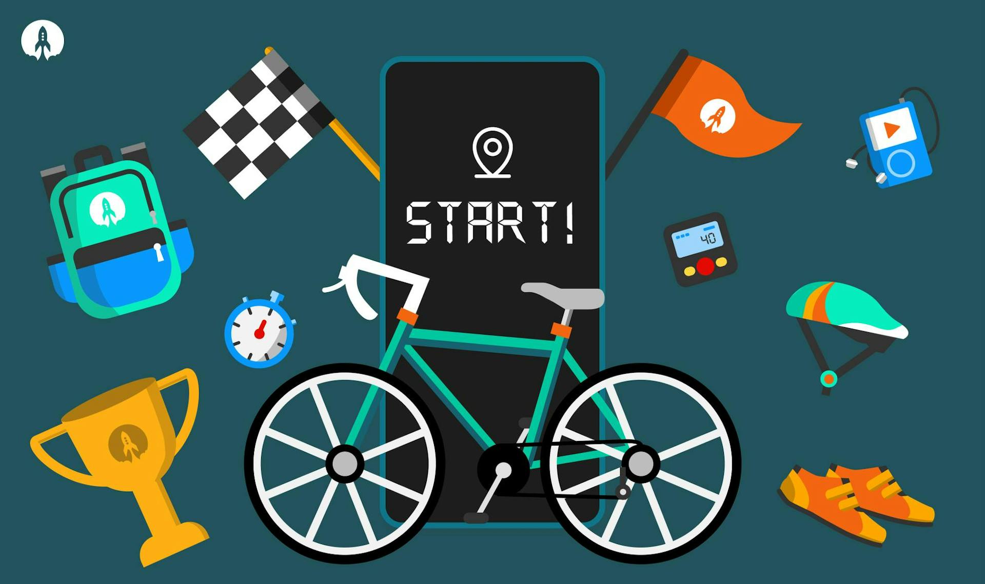 sports tech illustration