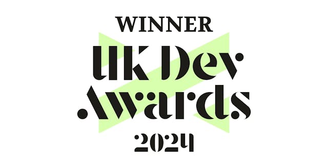 Image that illustrates that Rocketmakers was the Winner of the UK Dev Awards 2024